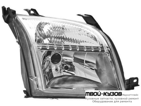 ФАРА ПРАВАЯ СТОРОНА С КОРРЕКТОР (DEPO) для Ford FUSION (2002-)