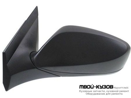 ЗЕРКАЛО ЛЕВАЯ СТОРОНА МЕХАН С ТРОСИК (FLAT) (КИТАЙ) для Hyundai SOLARIS (2011-)