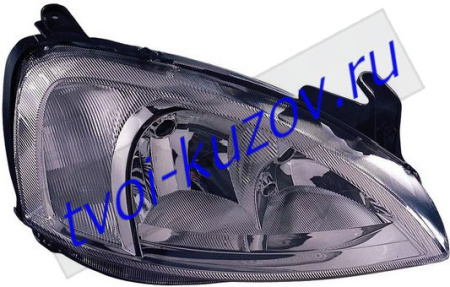 CORSA ФАРА правая ПОД КОРРЕКТОР (Valeo тип)