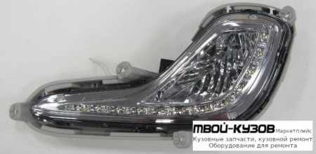 ФАРА ПРОТИВОТУМАННАЯ ЛЕВАЯ СТОРОНА ТЮНИНГ С ДИОД (КИТАЙ) для Hyundai SOLARIS (2011-)