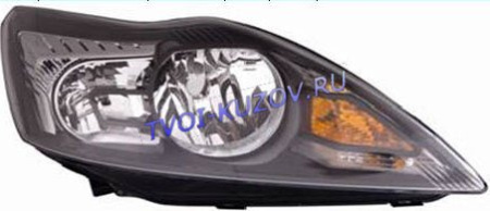 ФАРА ПРАВАЯ ЧЕРНАЯ под корректор