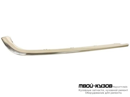 МОЛДИНГ БАМПЕРА ЗАДНИЙ ЛЕВАЯ СТОРОНА (ELEGANCE) ХРОМ (ТАЙВАНЬ) для Mercedes W202 (06.1993 - 06.2000)