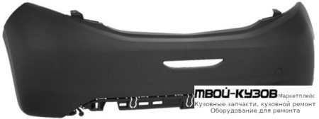 БАМПЕР ЗАДНИЙ ГРУНТ (ТАЙВАНЬ) для Peugeot 208 (2012-)