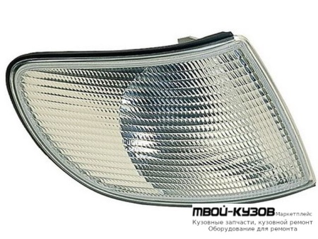 УКАЗ.ПОВОРОТА УГЛОВОЙ ПРАВАЯ СТОРОНА (DEPO) БЕЛ для Audi A6 (09.1994 - 08.1997)