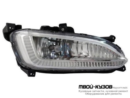 ФАРА ПРОТИВОТУМАННАЯ ПРАВАЯ СТОРОНА С ДИОД (КИТАЙ) для Hyundai SANTA FE (2012-)