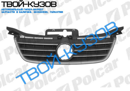 CADDY 04- /TOURAN 03- РЕШЁТКА РАДИАТОРА ЧЁРНАЯ