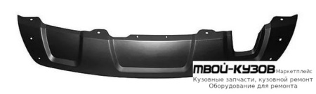 НАКЛАДКА БАМПЕРА ЗАДНИЙ НИЖН ЧЁРНЫЙ (ТАЙВАНЬ) для Renault DUSTER (2010-)