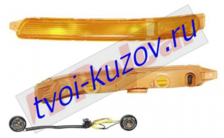 AVEO ПОВОРОТНИК ЛЕВЫЙ В БАМПЕРЕ (ОРИГИНАЛ)
