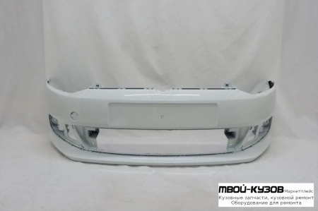 БАМПЕР ПЕРЕДНИЙ (СЕДАН) КРАШЕН (РОССИЯ) для Volkswagen POLO (09.2010 - 2020)