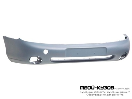 БАМПЕР ПЕРЕДНИЙ +/- С ОТВЕРСТИЯМИ ПОД ПРОТИВОТУМАННЫЕ ФАРЫ ГРУНТ (ТАЙВАНЬ) для Ford MONDEO (09.1996 - 03.2001)