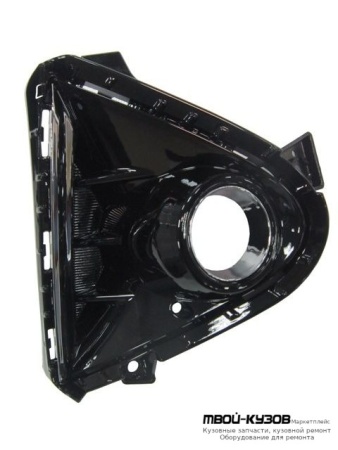 РЕШЕТКА БАМПЕРА ПЕРЕДНИЙ ПРАВАЯ СТОРОНА С ОТВЕРСТИЯМИ ПОД ПРОТИВОТУМАННЫЕ ФАРЫ (КИТАЙ) для Hyundai SOLARIS (2017-)