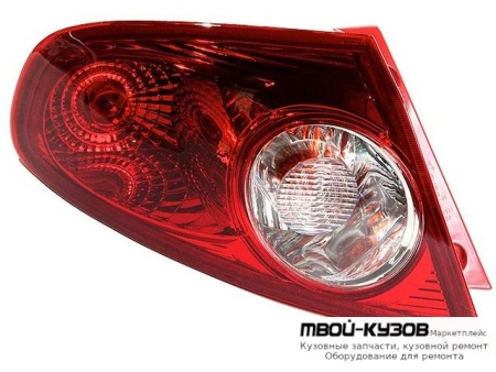 ФОНАРЬ ЗАДНИЙ ВНЕШНИЙ ЛЕВАЯ СТОРОНА (ХЭТЧБЭК) (КИТАЙ) для Chevrolet LACETTI (2004-) / DAEWOO NUBIRA (2004-)