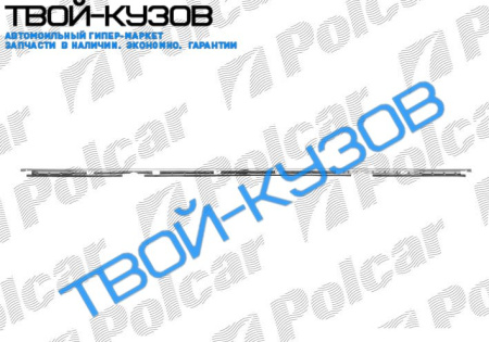 E39 96-00 НАКЛАДКА НА ЗАДНИЙ БАМПЕР ХРОМ ЦЕНТРАЛЬНАЯ