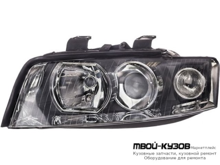 ФАРА ЛЕВАЯ СТОРОНА ПОД КОРРЕКТОР (КСЕНОН) (DEPO) для Audi A4 (02.2001 - 2004)