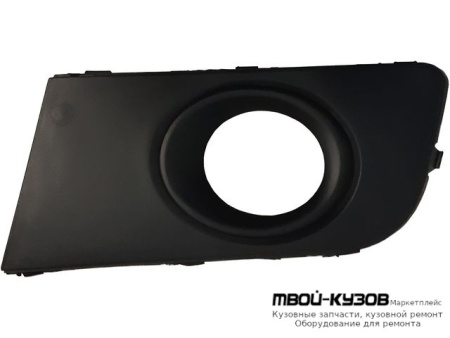 РЕШЕТКА БАМПЕРА ПЕРЕДНИЙ ЛЕВАЯ СТОРОНА С ОТВЕРСТИЯМИ ПОД ПРОТИВОТУМАННЫЕ ФАРЫ (АРГЕНТИНА) для Volkswagen AMAROK (2010-)