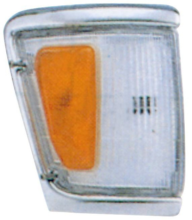 HILUX УКАЗАТЕЛЬ ПОВОРОТА правый угловой с хромир. бело-желтый