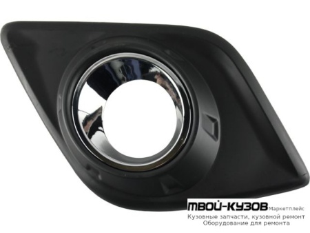 РЕШЕТКА БАМПЕРА ПЕРЕДНИЙ ЛЕВАЯ СТОРОНА С ХРОМ МОЛДИНГ (КИТАЙ) для Toyota HILUX (2015-)