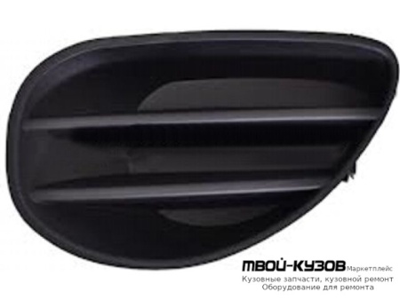 РЕШЕТКА БАМПЕРА ПЕРЕДНИЙ ЛЕВАЯ СТОРОНА БЕЗ ОТВЕРСТИЙ ПОД ПРОТИВОТУМАННЫЕ ФАРЫ (ТАЙВАНЬ) для Toyota YARIS (08.2005-)