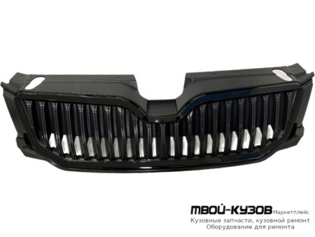 РЕШЕТКА РАДИАТОРА С ЧЁРНЫЙ МОЛДИНГ (КИТАЙ) для Skoda OCTAVIA (2013-2017)