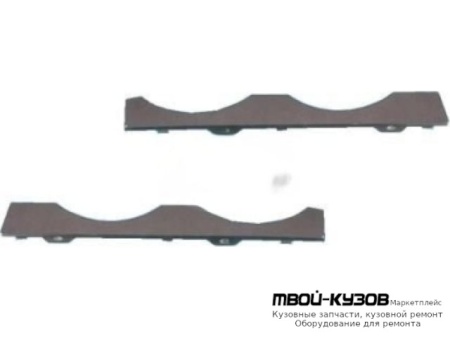 МОЛДИНГ ПОД ФАРУ ПРАВАЯ СТОРОНА МЕТАЛ (ТАЙВАНЬ) для BMW E38 (06.1994 - 08.1998) (09.1998 - 2002)