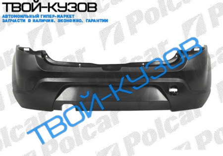 SANDERO 08- БАМПЕР ЗАДНИЙ ПОД ПОКРАСКУ НЕГРУНТОВ.