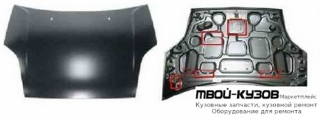 КАПОТ для Ford FIESTA (2006-2007)