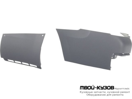 БОКОВИНА БАМПЕРА ЗАДНИЙ ЛЕВАЯ СТОРОНА П/ ДВОЙН ДВЕРЬ ДЛИНН (ТАЙВАНЬ) для Peugeot PARTNER (2008-2015)