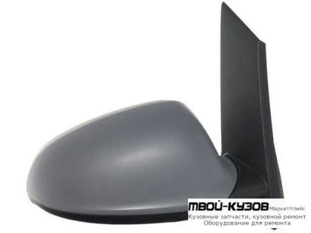 ЗЕРКАЛО ПРАВАЯ СТОРОНА ЭЛЕКТР С ПОДОГРЕВОМ , АВТОСКЛАДЫВ 7 КОНТ (CONVEX) ГРУНТ (ТАЙВАНЬ) для Opel ASTRA J (2009-)