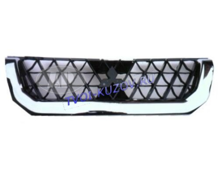 РЕШЕТКА хром/чёрная  - для MITSUBISHI PAJERO MONTERO