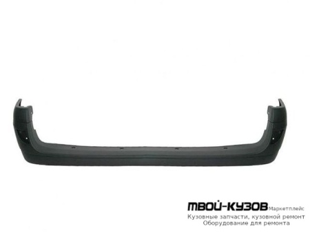 БАМПЕР ЗАДНИЙ ЧЁРНЫЙ (ТАЙВАНЬ) для Renault KANGOO (2003-2008)