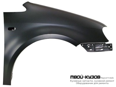 КРЫЛО ПЕРЕДНИЙ ПРАВАЯ СТОРОНА С ОТВ ПОД ПОВТОРИТЕЛЬ (ТАЙВАНЬ) для Volkswagen CADDY (2004-2009)