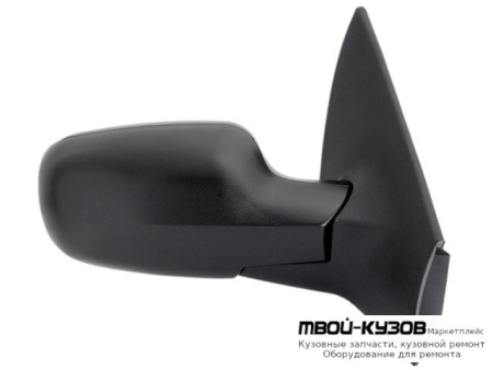 ЗЕРКАЛО ПРАВАЯ СТОРОНА ЭЛЕКТР С ПОДОГРЕВОМ С ТЕМПЕР ДАТЧИК (CONVEX) ГРУНТ (ТАЙВАНЬ) для Renault MEGANE (2003-2007)