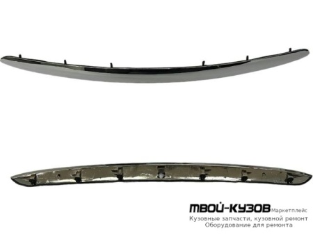 МОЛДИНГ РЕШЕТКИ РАДИАТОРА НА КАПОТ ХРОМ (КИТАЙ) для KIA CERATO (2004-)