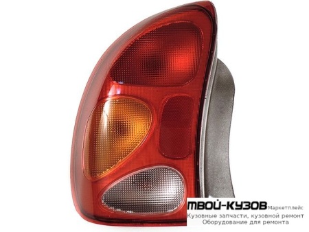 ФОНАРЬ ЗАДНИЙ ВНЕШНИЙ ЛЕВАЯ СТОРОНА (СЕДАН) CHEVROLET ХРУСТАЛ КРАСНЫЙ-БЕЛ (КИТАЙ) для Daewoo LANOS (1998-) CHEVROLET LANOS (2002-)