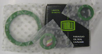 Сальник коленвала ВАЗ-2108 (2 передних+1 задний) (TRIALLI) РМ785