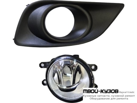 ФАРА ПРОТИВОТУМАННАЯ ЛЕВАЯ СТОРОНА (DEPO) для Toyota AVENSIS (2003-2007)