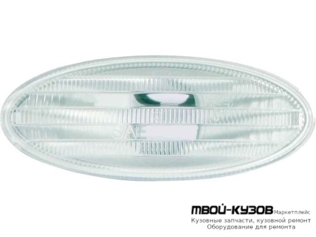 ПОВТОРИТЕЛЬ ПОВОРОТА В КРЫЛО ЛЕВАЯ = ПРАВАЯ (DEPO) ПРОЗРАЧНЫЙН для Nissan MICRA (2003-), Nissan QASHQAI (2007-), Nissan X-TRAIL (03.2007-)