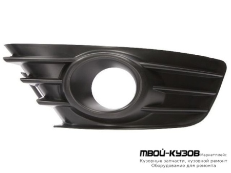 РЕШЕТКА БАМПЕРА ПЕРЕДНИЙ ЛЕВАЯ СТОРОНА С ОТВЕРСТИЯМИ ПОД ПРОТИВОТУМАННЫЕ ФАРЫ (КИТАЙ) для Citroen C4 (11.2004-) PICASSO (2006-)