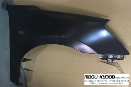 КРЫЛО ПЕРЕДНИЙ ПРАВАЯ СТОРОНА С ОТВ ПОД ПОВТОРИТЕЛЬ (КИТАЙ) для Nissan ALMERA G15 (2013-)