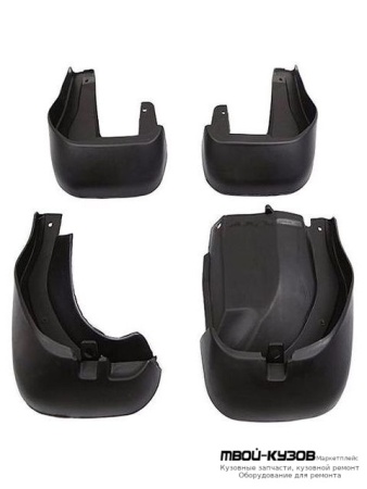 БРЫЗГОВИК ПЕРЕДНИЙ КРЫЛА ЛЕВАЯ + ПРАВАЯ (КОМПЛЕКТ) + ЗАДНИЙ (4 шт) (КИТАЙ) для Honda CRV (2012-)