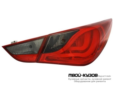 ФОНАРЬ ЗАДНИЙ ВНЕШНИЙ+ВНУТР ЛЕВАЯ + ПРАВАЯ (КОМПЛЕКТ) ТЮНИНГ С ДИОД (EAGLE EYES) КРАСНЫЙ-ТОНИР для Hyundai SONATA (2010-)