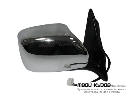 ЗЕРКАЛО ПРАВАЯ СТОРОНА ЭЛЕКТР (CONVEX) ХРОМ (ТАЙВАНЬ) для Toyota LANDCRUISER 100 (1998-)