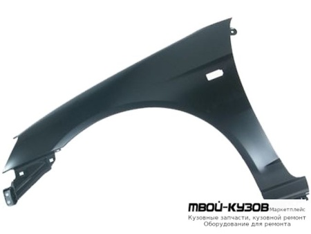 КРЫЛО ПЕРЕДНИЙ ЛЕВАЯ СТОРОНА С ОТВ ПОД ПОВТОРИТЕЛЬ (СЕДАН) (КУПЕ) (ТАЙВАНЬ) для Honda CIVIC СЕДАН / КУПЕ (2001-2003) ХЭТЧБЭК (2001-2005)