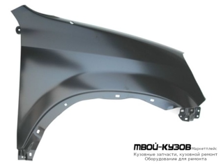 КРЫЛО ПЕРЕДНИЙ ПРАВАЯ СТОРОНА БЕЗ ОТВ ПОД ПОВТОРИТЕЛЬ С ОТВ П/АНТЕННУ (Тайвань) для Honda CRV (2002-2005)