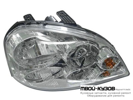 ФАРА ПРАВАЯ СТОРОНА ПОД КОРРЕКТОР (СЕДАН) (УНИВЕРСАЛ) (DEPO) для Chevrolet LACETTI (2004-) / DAEWOO NUBIRA (2004-)
