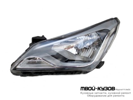 ФАРА ЛЕВАЯ СТОРОНА ПОД КОРРЕКТОР (DEPO) для Hyundai SOLARIS (2011-)