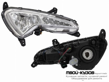 ФАРА ПРОТИВОТУМАННАЯ ПРАВАЯ СТОРОНА ДИОД (КИТАЙ) для Hyundai SOLARIS (2011-)
