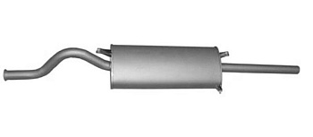 Глушитель осн.ВАЗ-21099 алюм. (AS) ORIGINAL