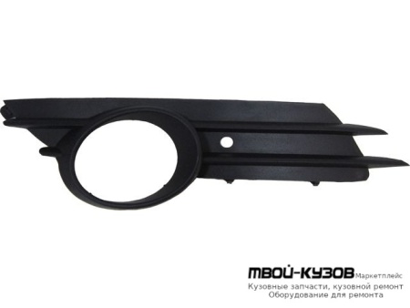 РЕШЕТКА БАМПЕРА ПЕРЕДНИЙ ПРАВАЯ СТОРОНА С ОТВЕРСТИЯМИ ПОД ПРОТИВОТУМАННЫЕ ФАРЫ (КИТАЙ) для Opel CORSA (2006-)