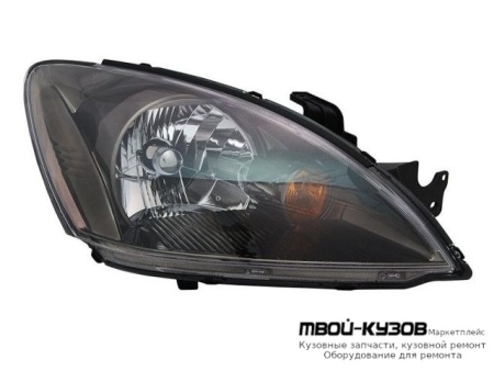 ФАРА ПРАВАЯ СТОРОНА БЕЗ КОРРЕКТОР ВНУТРИ (DEPO) ЧЁРНЫЙ для Mitsubishi LANCER (2004 - 02.2007)